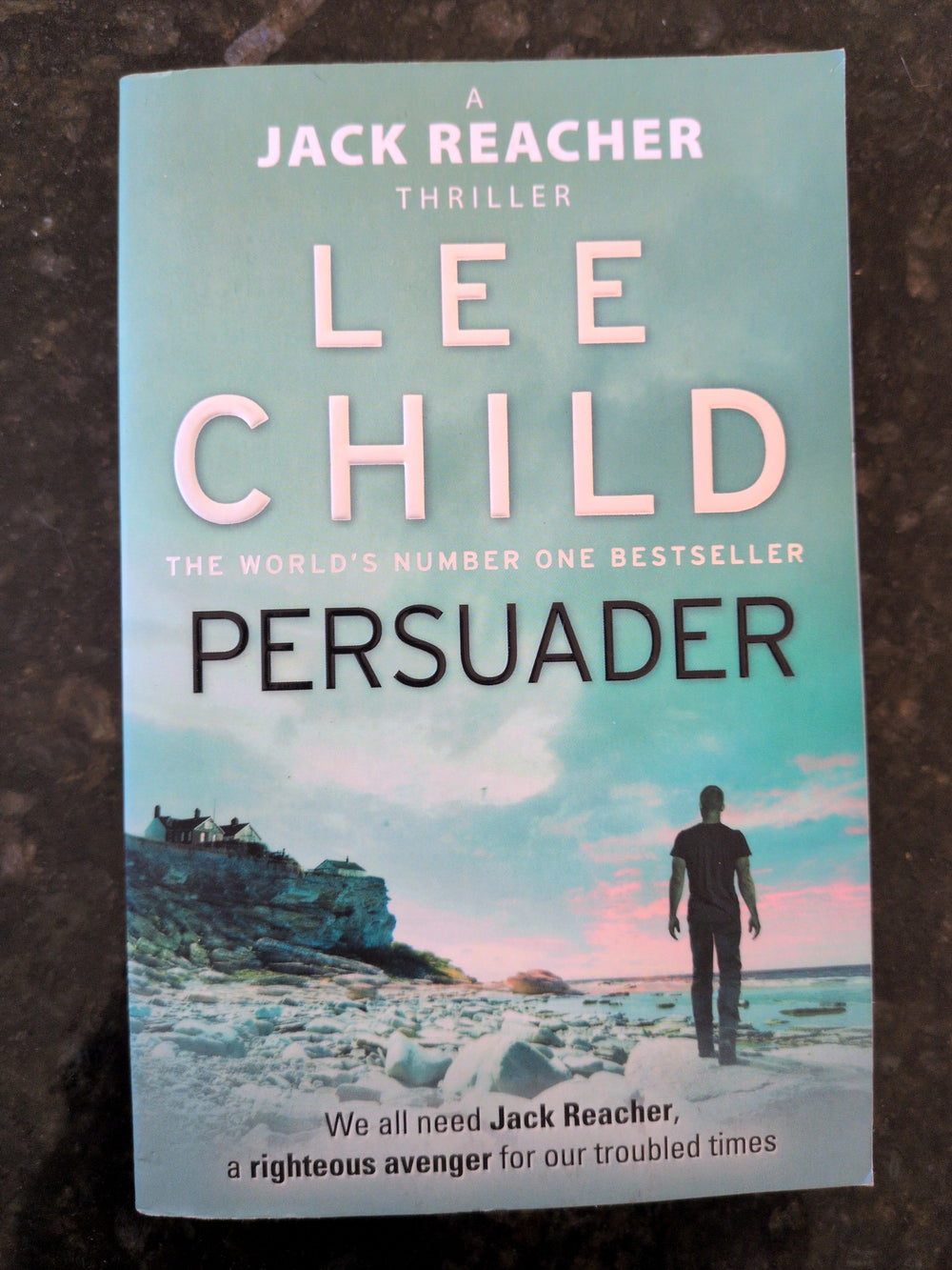 Actual photographed front cover of Persuader by Lee Child