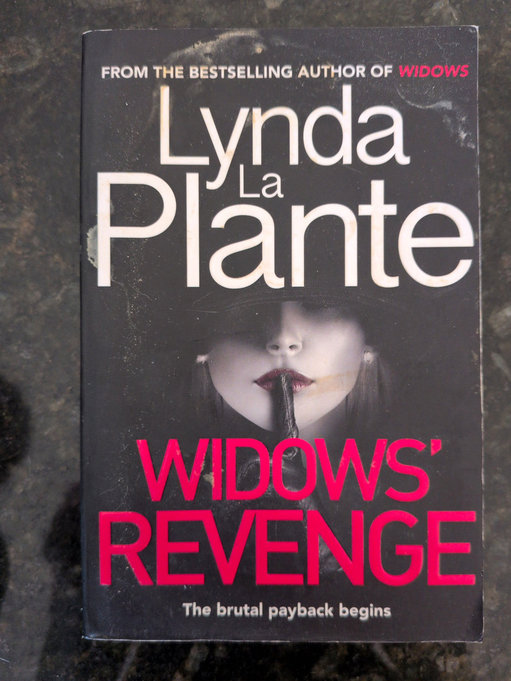 Actual photographed front cover of Widows’ Revenge by Lynda La Plante — Copy 2