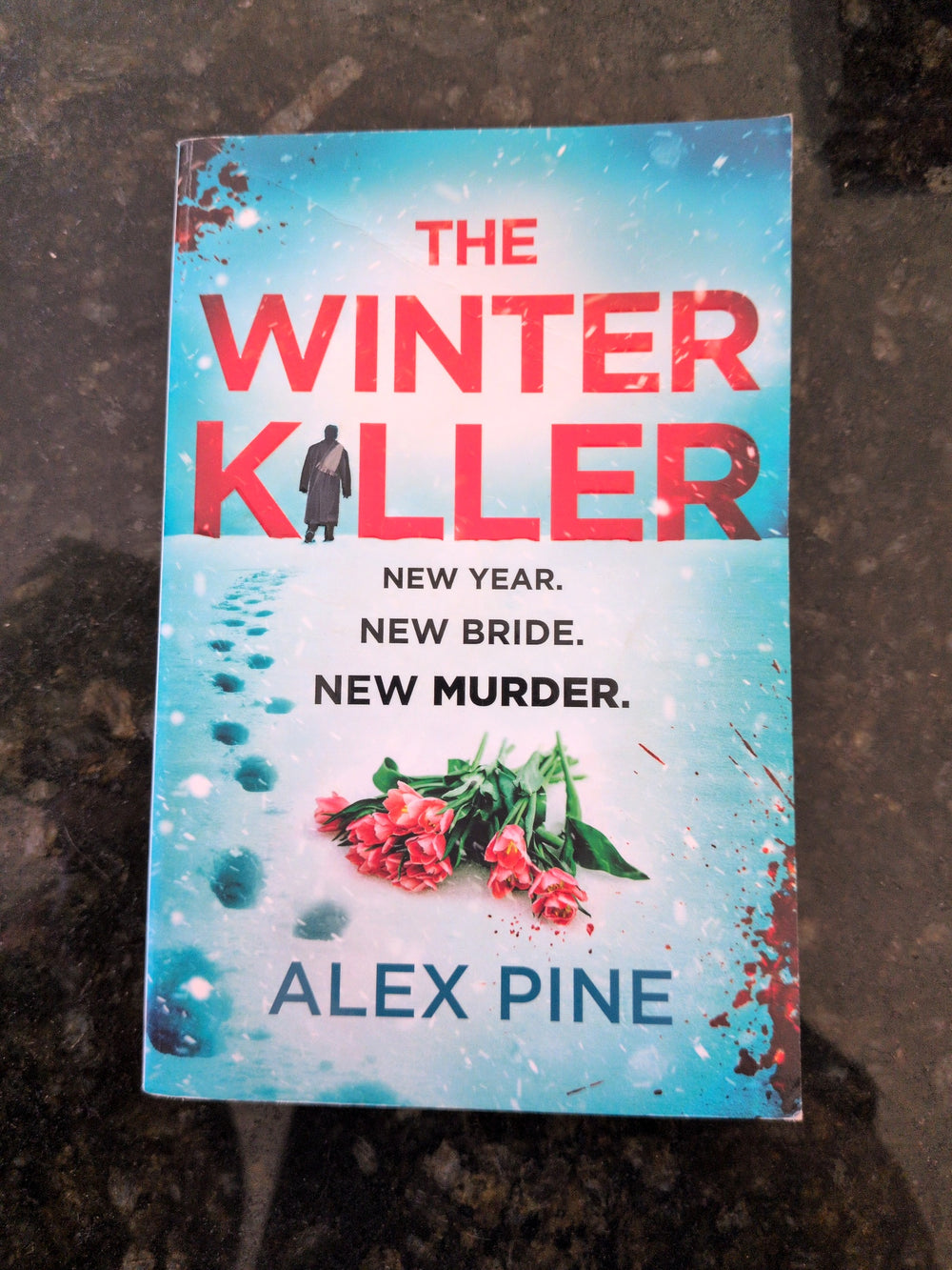 Actual photographed front cover of The Winter Killer by Alex Pine