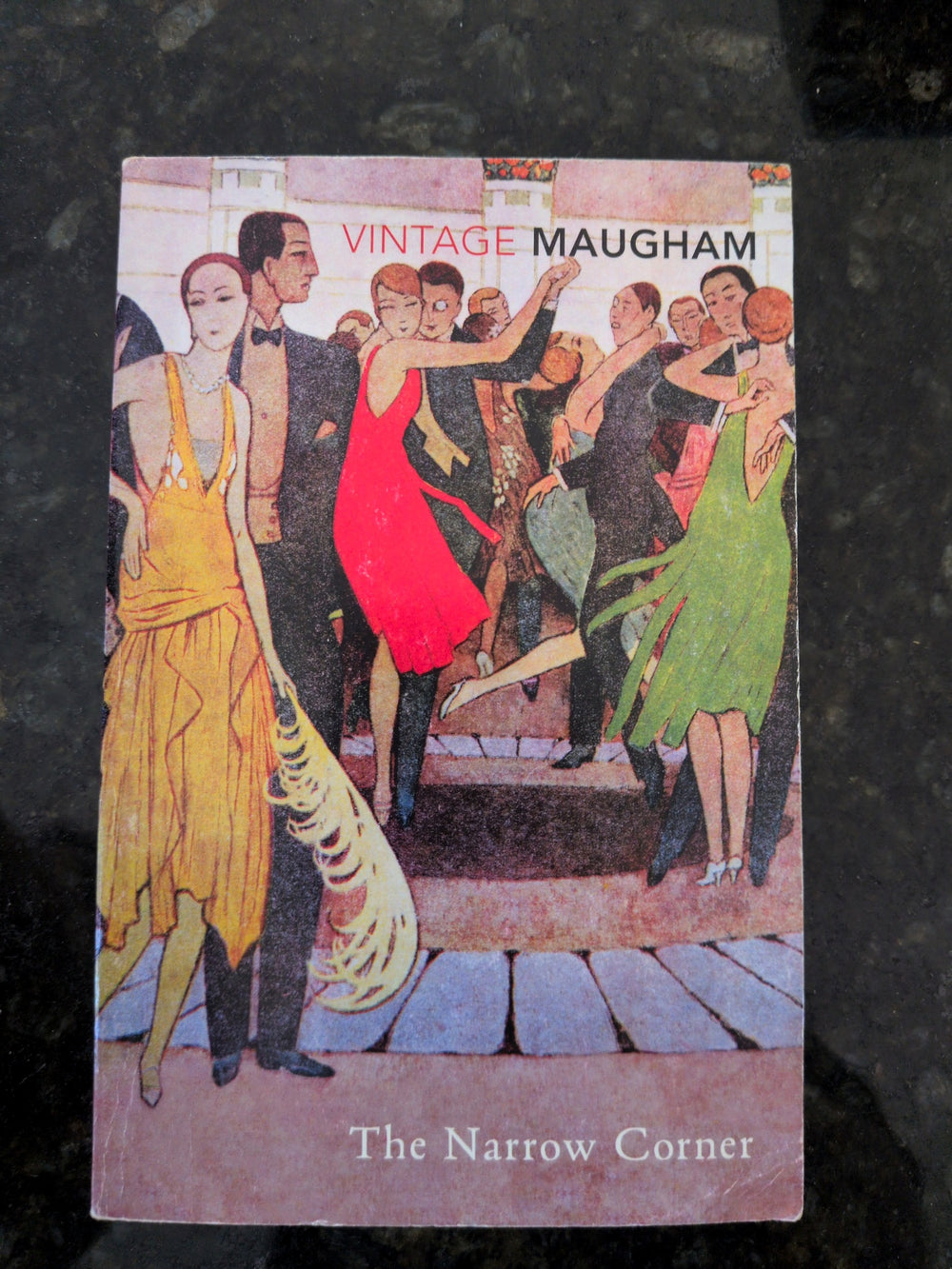 Actual photographed front cover of The Narrow Corner by W. Somerset Maugham