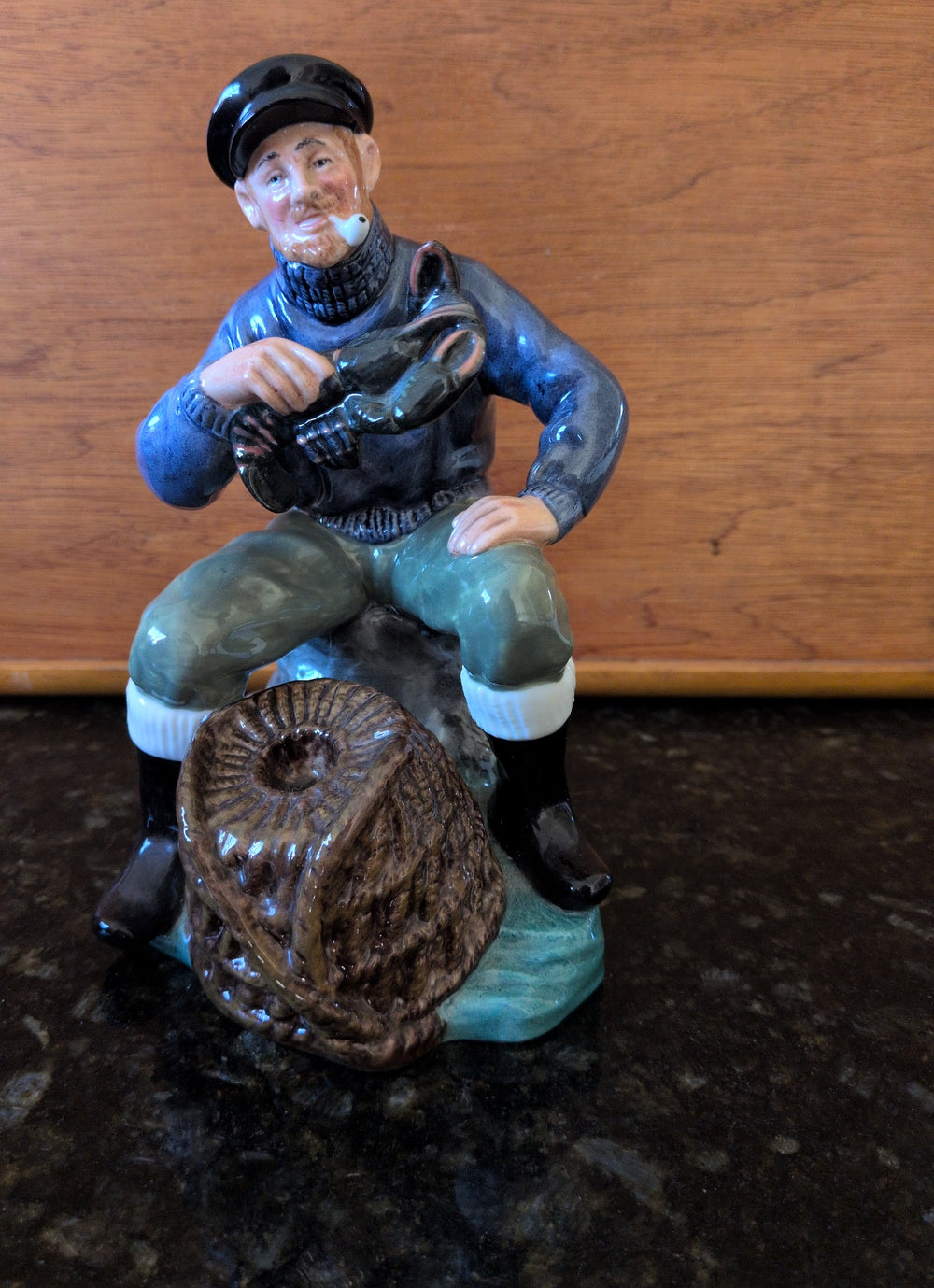 Actual photographed item: Royal Doulton The Lobster Man Figurine