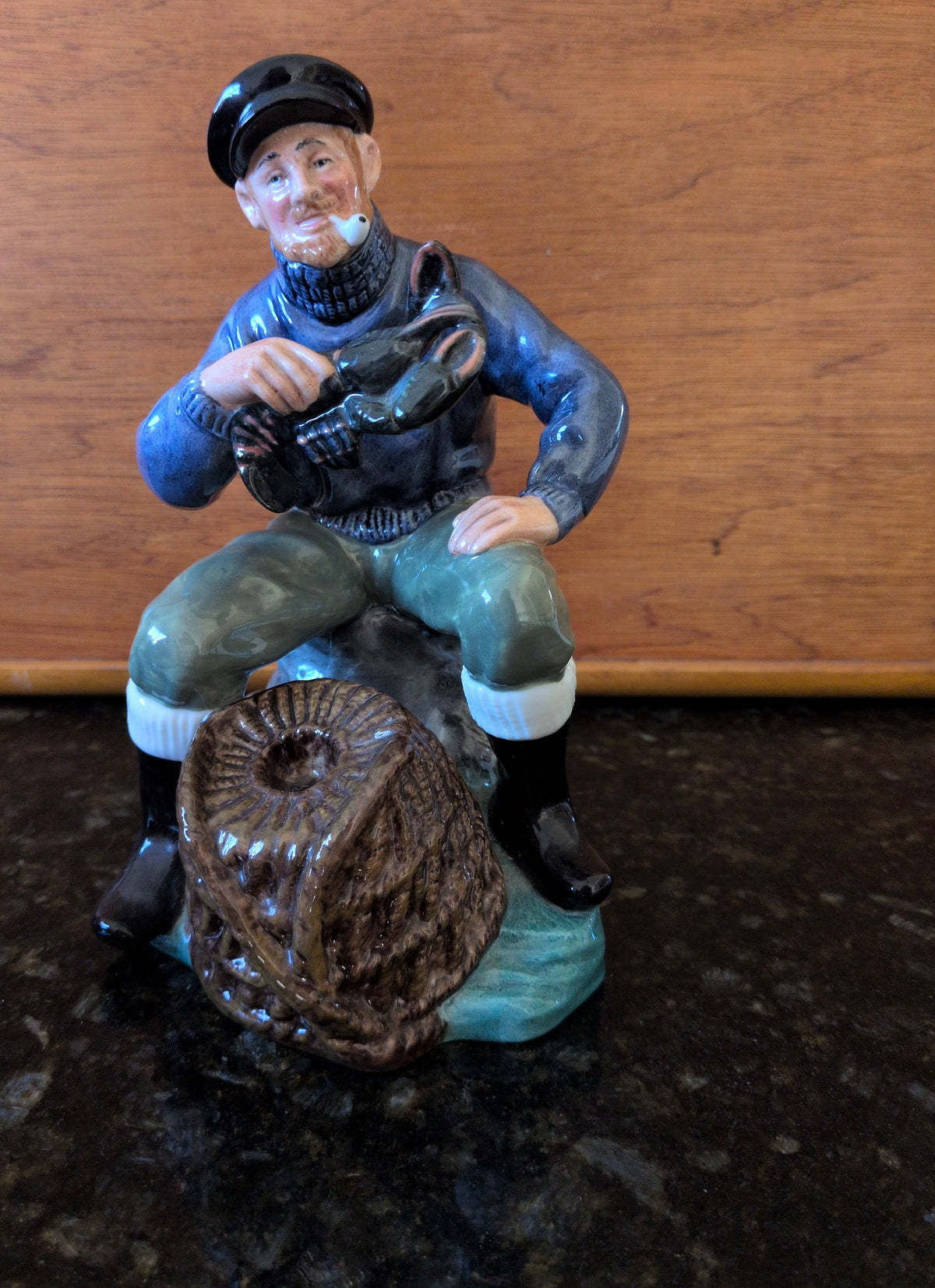 Actual photographed item: Royal Doulton The Lobster Man Figurine