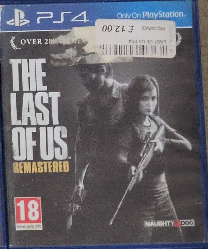 Photographed front cover and case of The Last of Us Remastered for PS4 — Copy 2