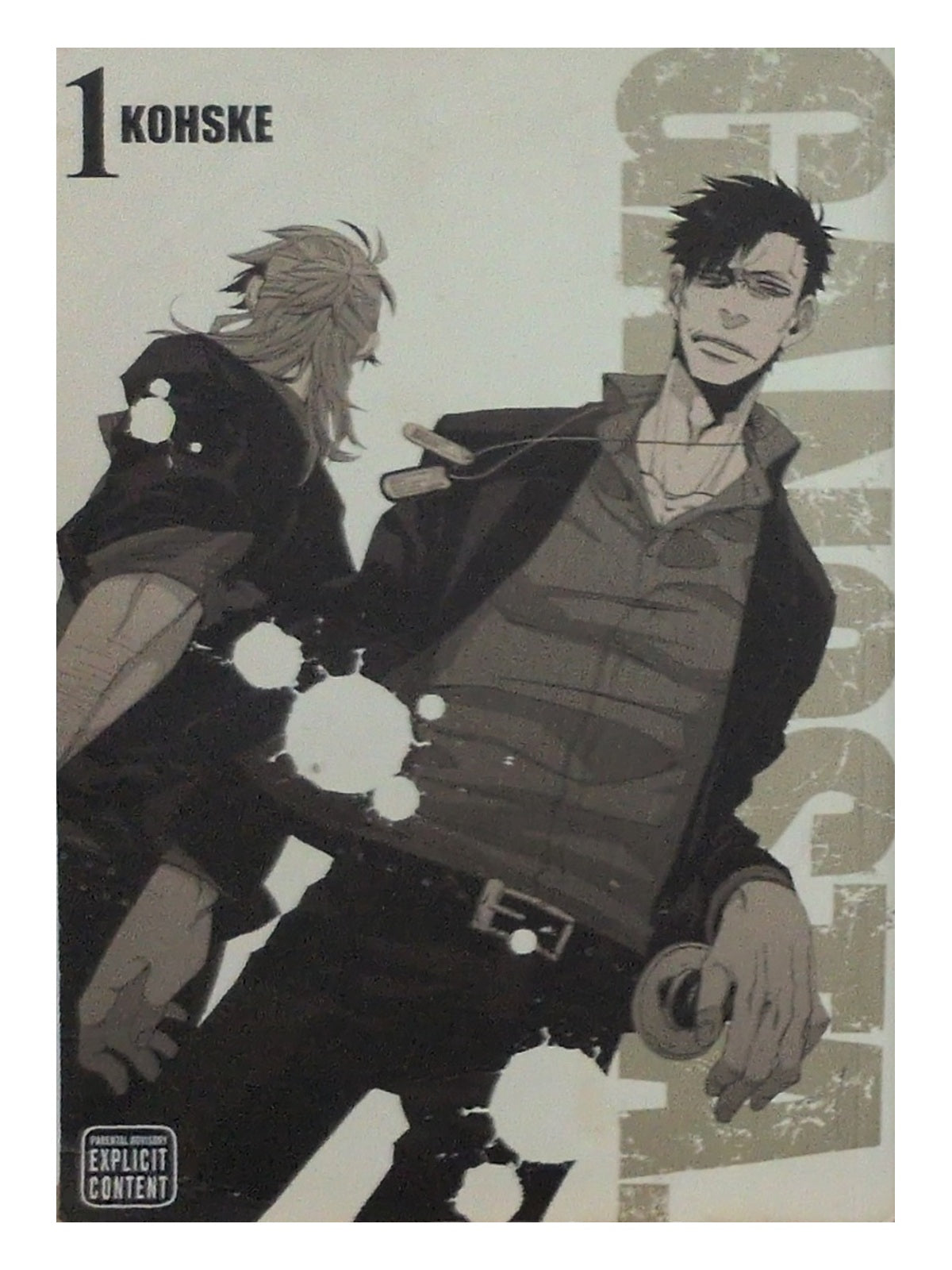 Front cover of Gangsta., Vol. 1 — Kohske, photographed copy