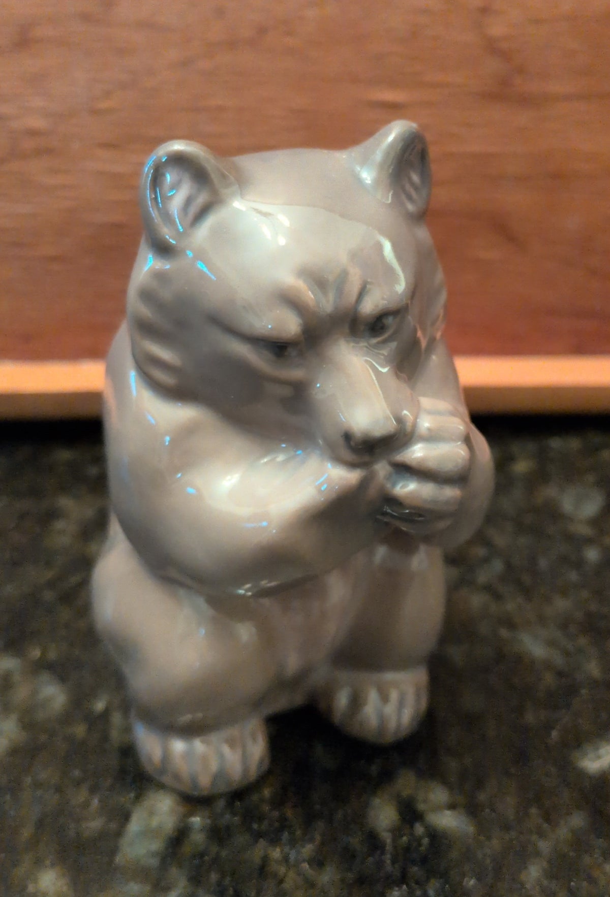 Actual photographed item: Royal Copenhagen Bear Cub Figurine
