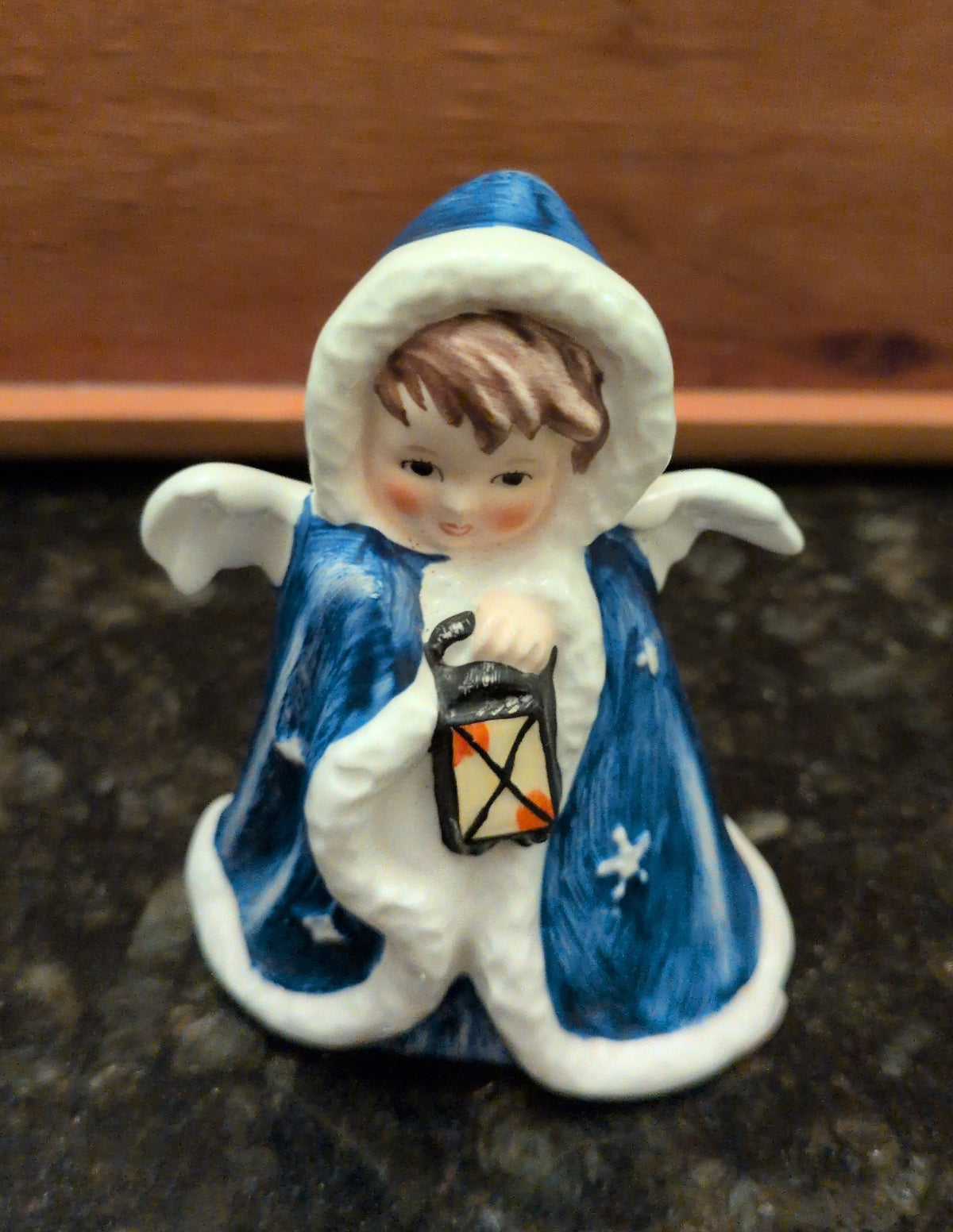 Actual photographed item: Goebel Angel with Lantern Figurine