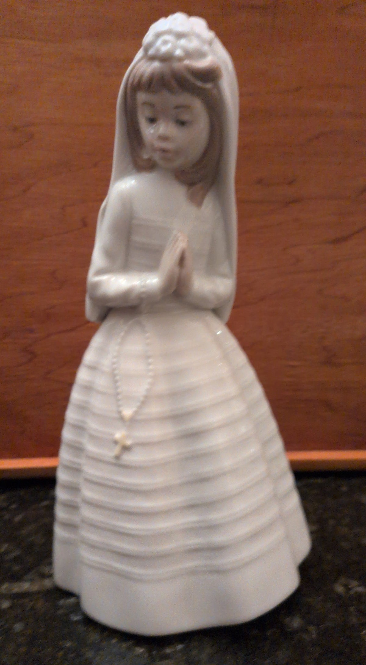 Actual photographed item: NAO First Communion Girl Figurine