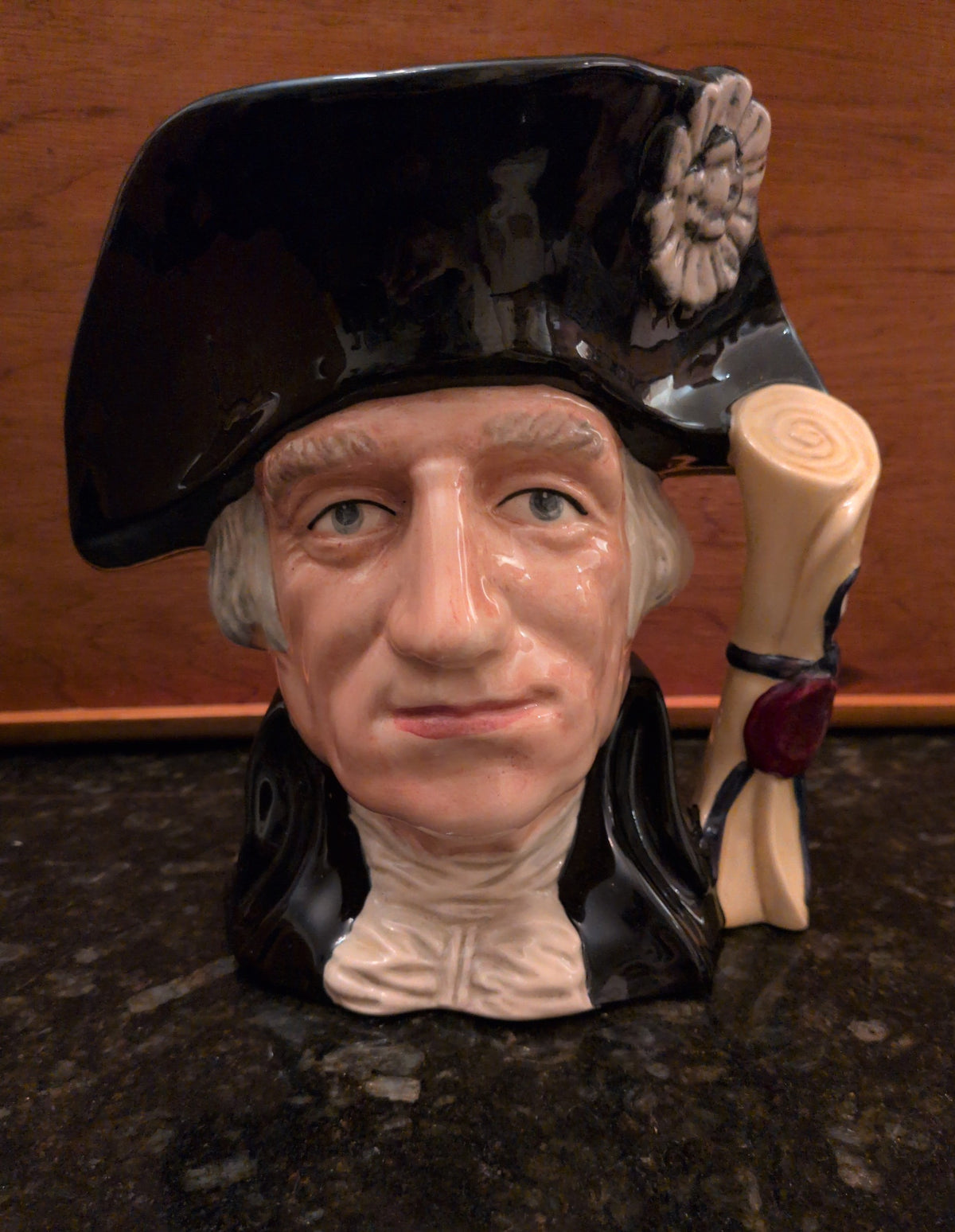 Actual photographed item: Royal Doulton George Washington Character Jug