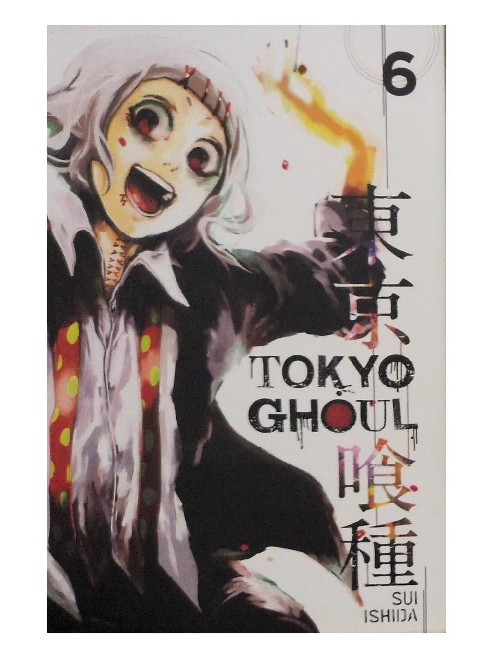 Front cover of Tokyo Ghoul volume 6 by Sui Ishida, photographed copy