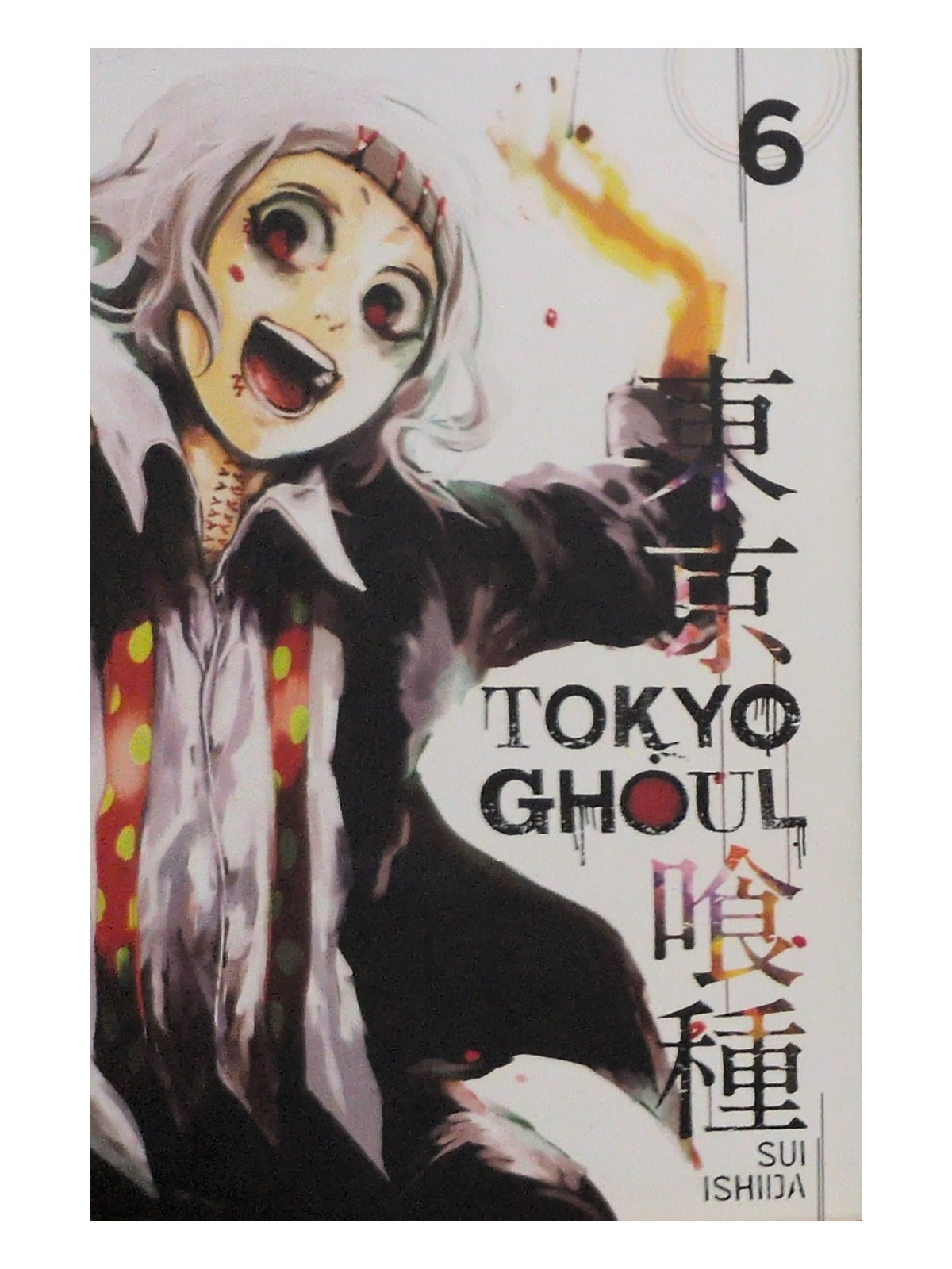 Front cover of Tokyo Ghoul volume 6 by Sui Ishida, photographed copy